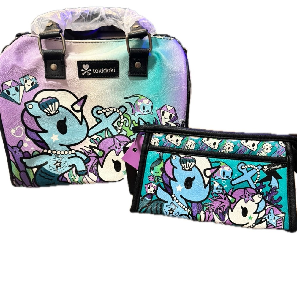 NWT Tokidoki purse and cosmetic bag